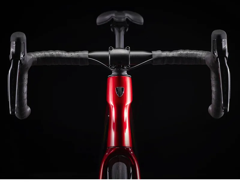 Trek Domane SLR 9 eTap Road Bike in Metallic Red Smoke/Blue Smoke Fade-3